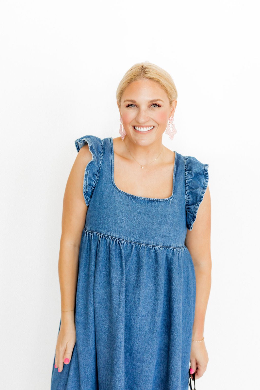 Michelle Statement Earrings - Pink Taffy - Shop LINNY CO