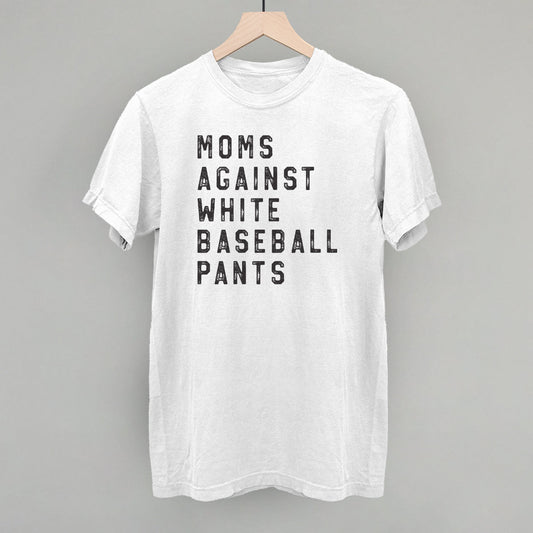 Moms Against White Baseball Pants - Shop LINNY CO