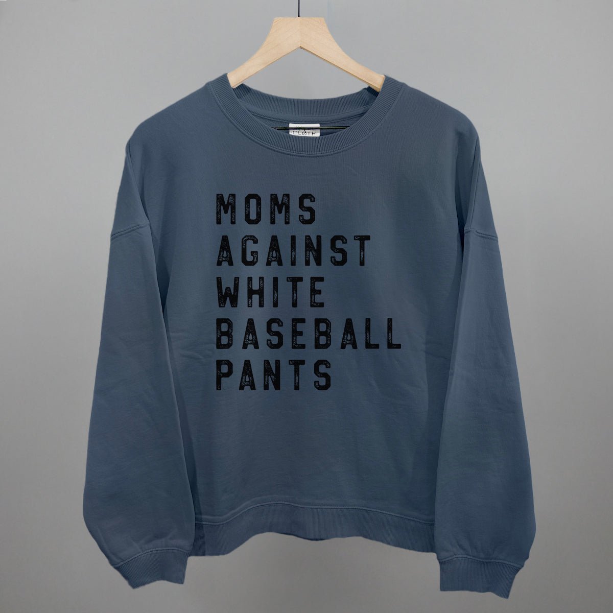 Moms Against White Baseball Pants - Shop LINNY CO