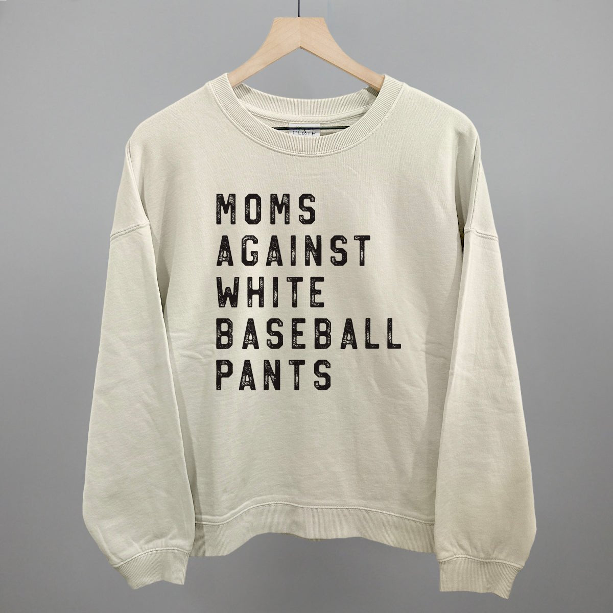 Moms Against White Baseball Pants - Shop LINNY CO