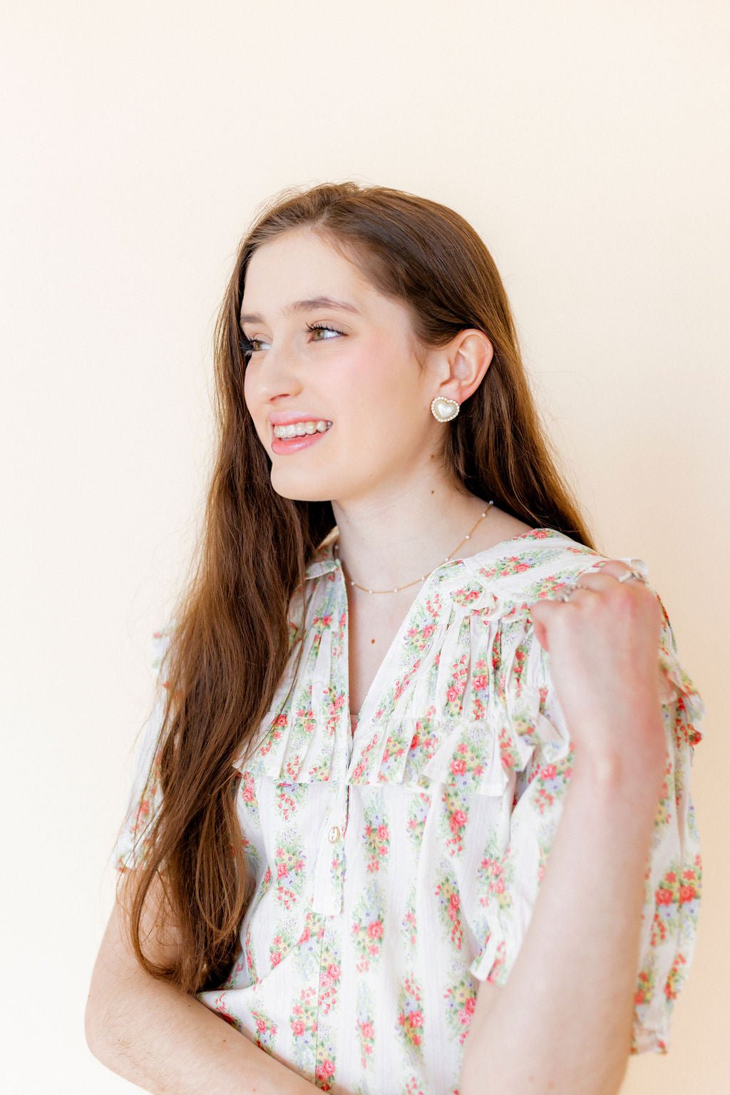 Nadia Heart Earrings - Shop LINNY CO