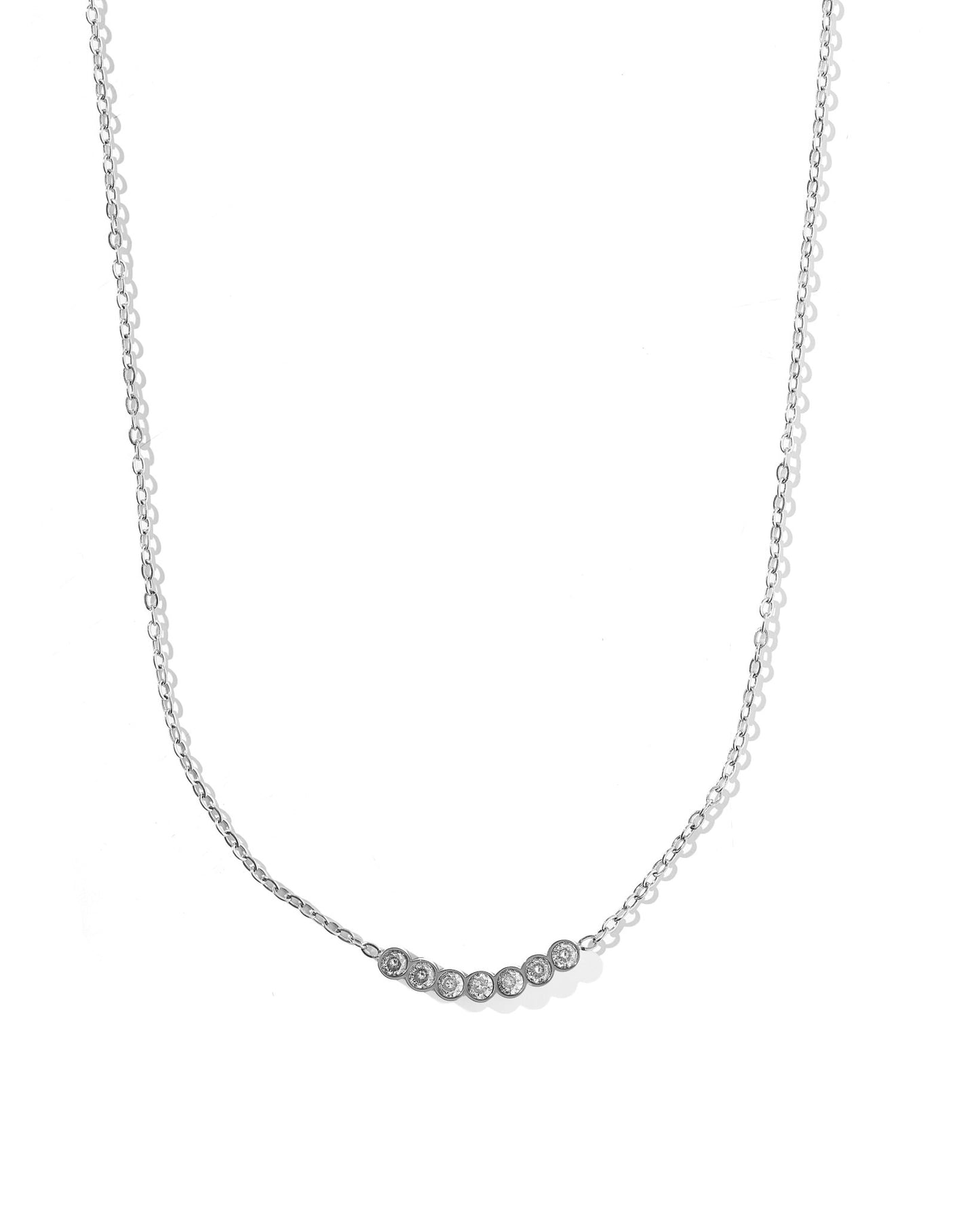 Necklace - Abigail Silver - Shop LINNY CO