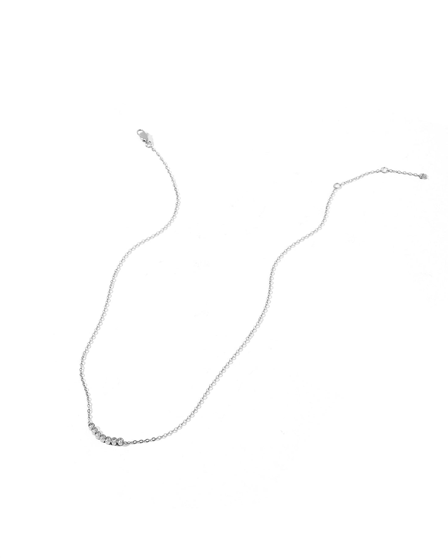 Necklace - Abigail Silver - Shop LINNY CO