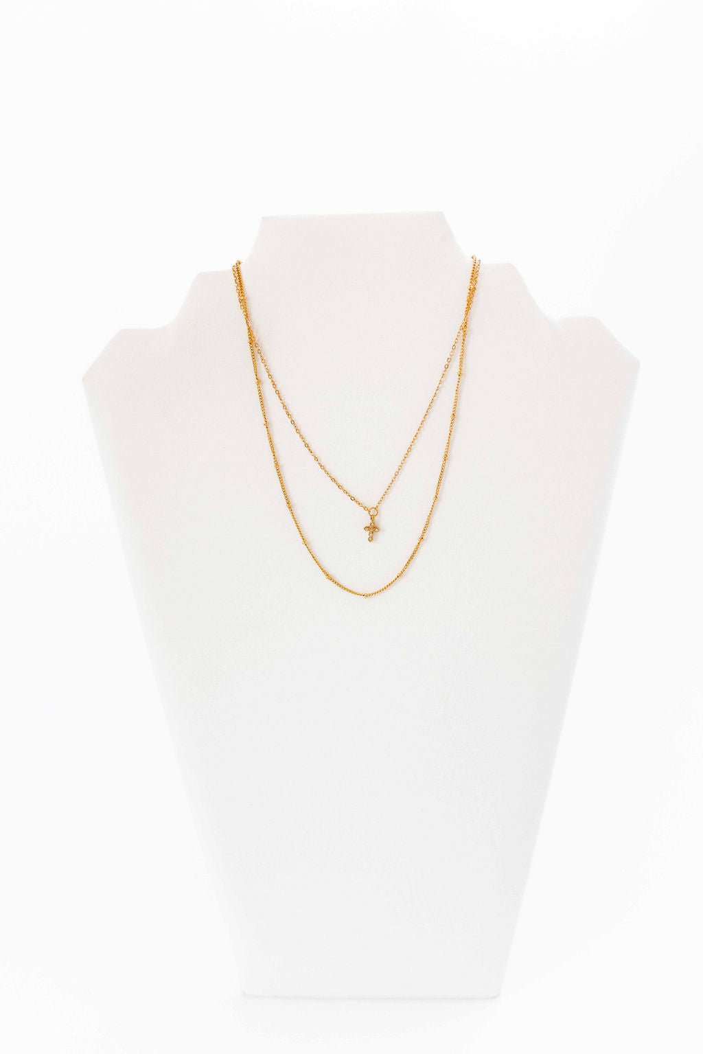 Necklace - Carly Cross - Shop LINNY CO
