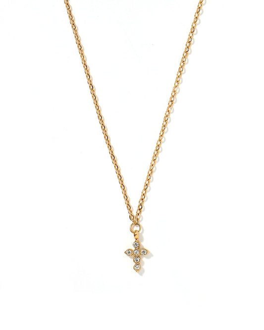 Necklace - Carly Cross - Shop LINNY CO