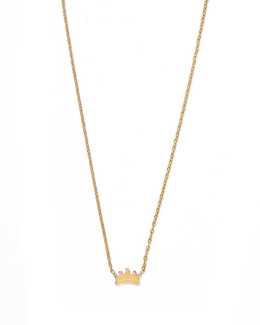 Necklace - Crown Gold - Shop LINNY CO