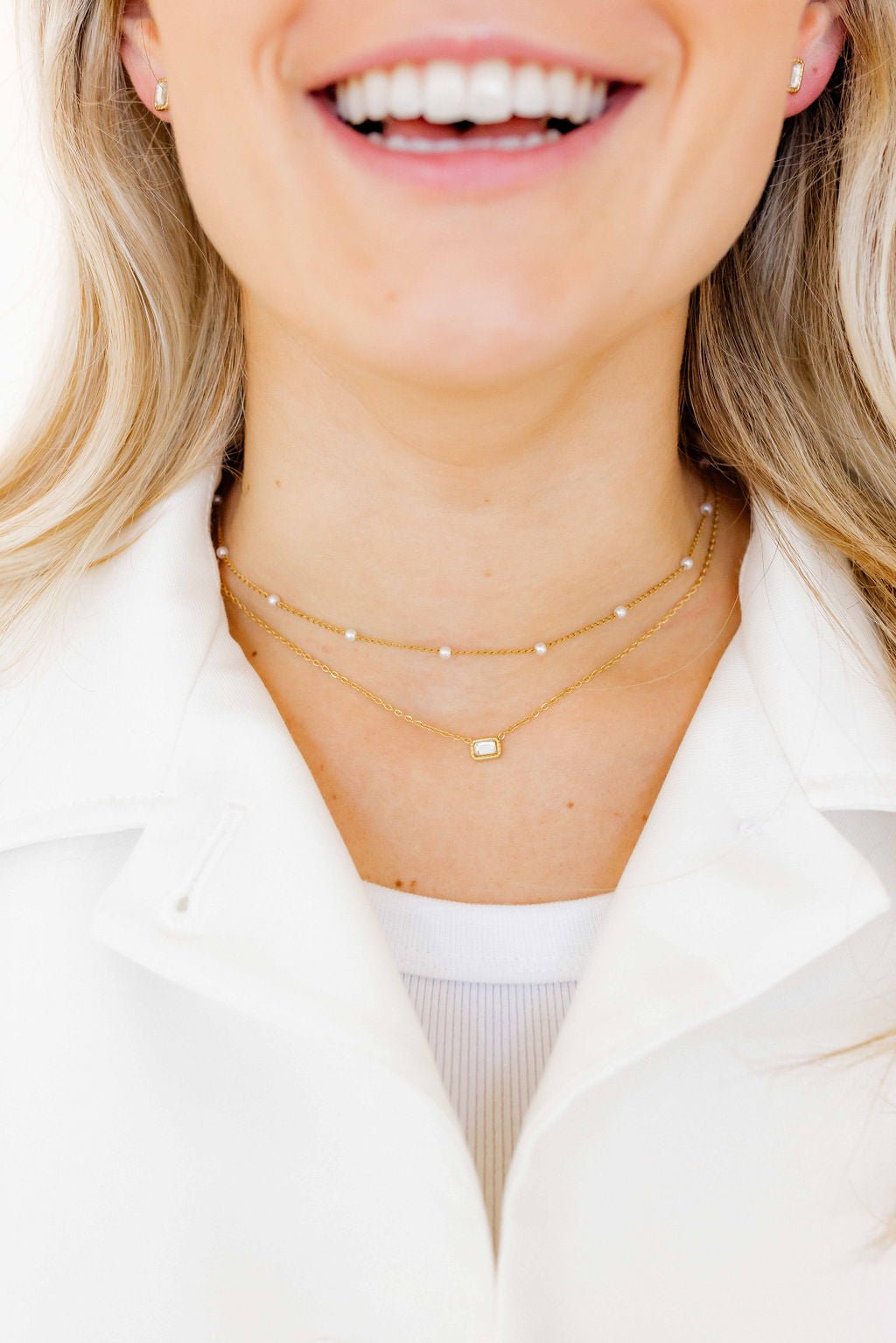 Necklace - Dabney Pearl - Shop LINNY CO