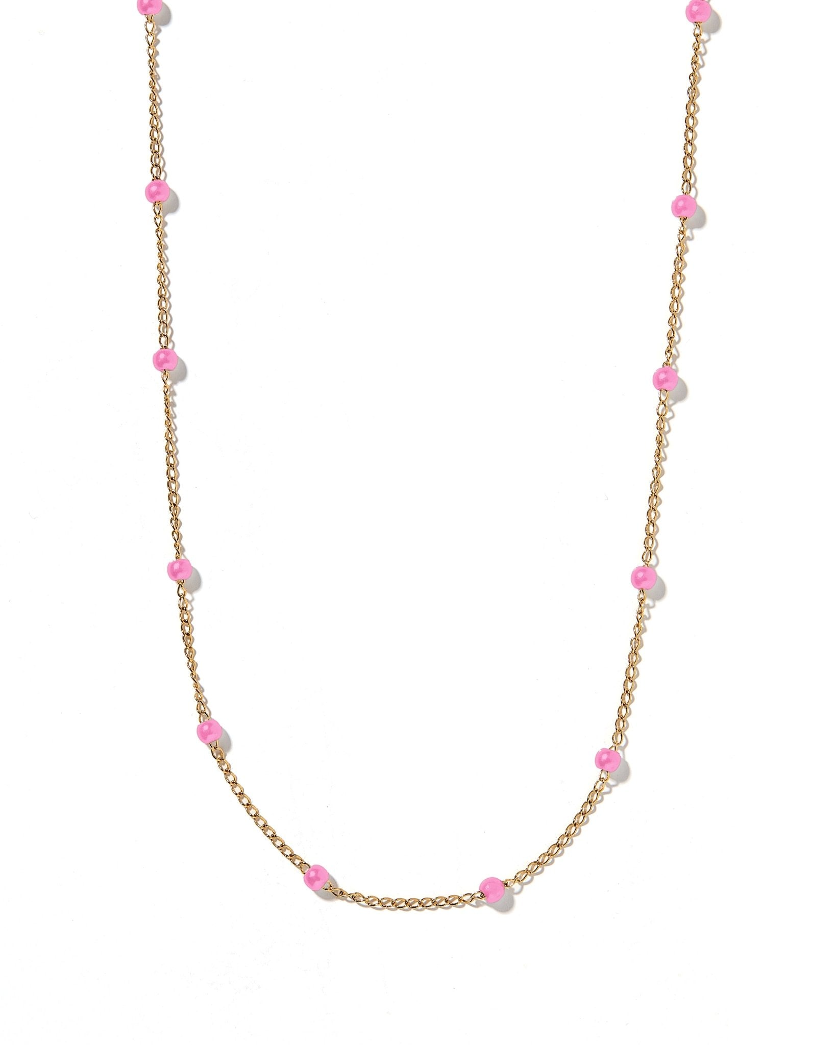 Necklace - Dabney Pink - Shop LINNY CO