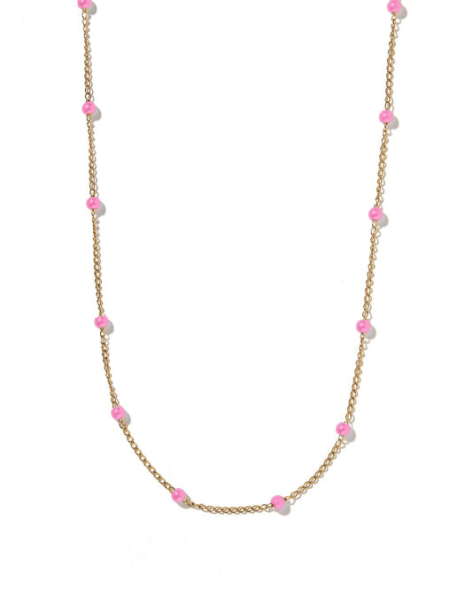 Necklace - Dabney Pink - Shop LINNY CO