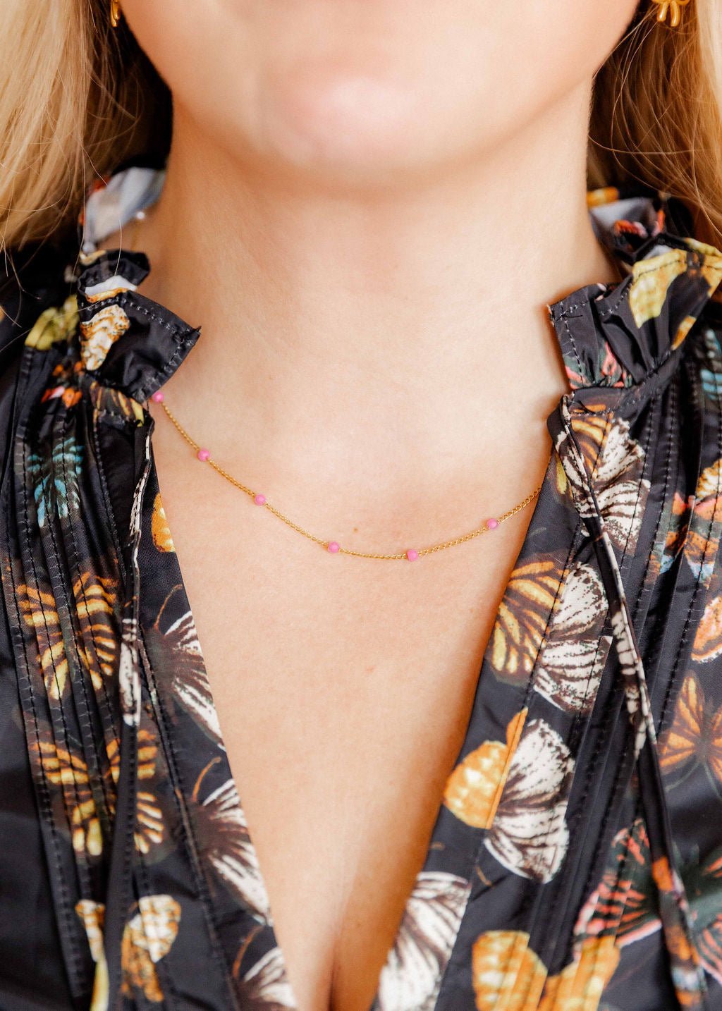 Necklace - Dabney Pink - Shop LINNY CO
