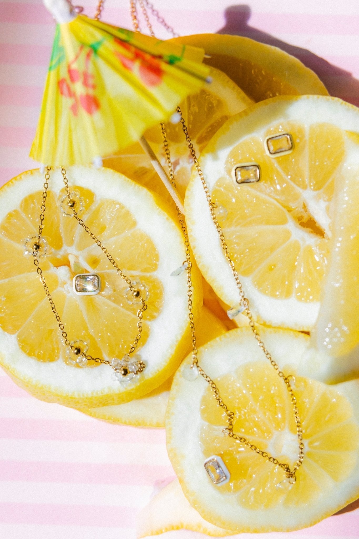 Necklace - Gracie Clear - Shop LINNY CO