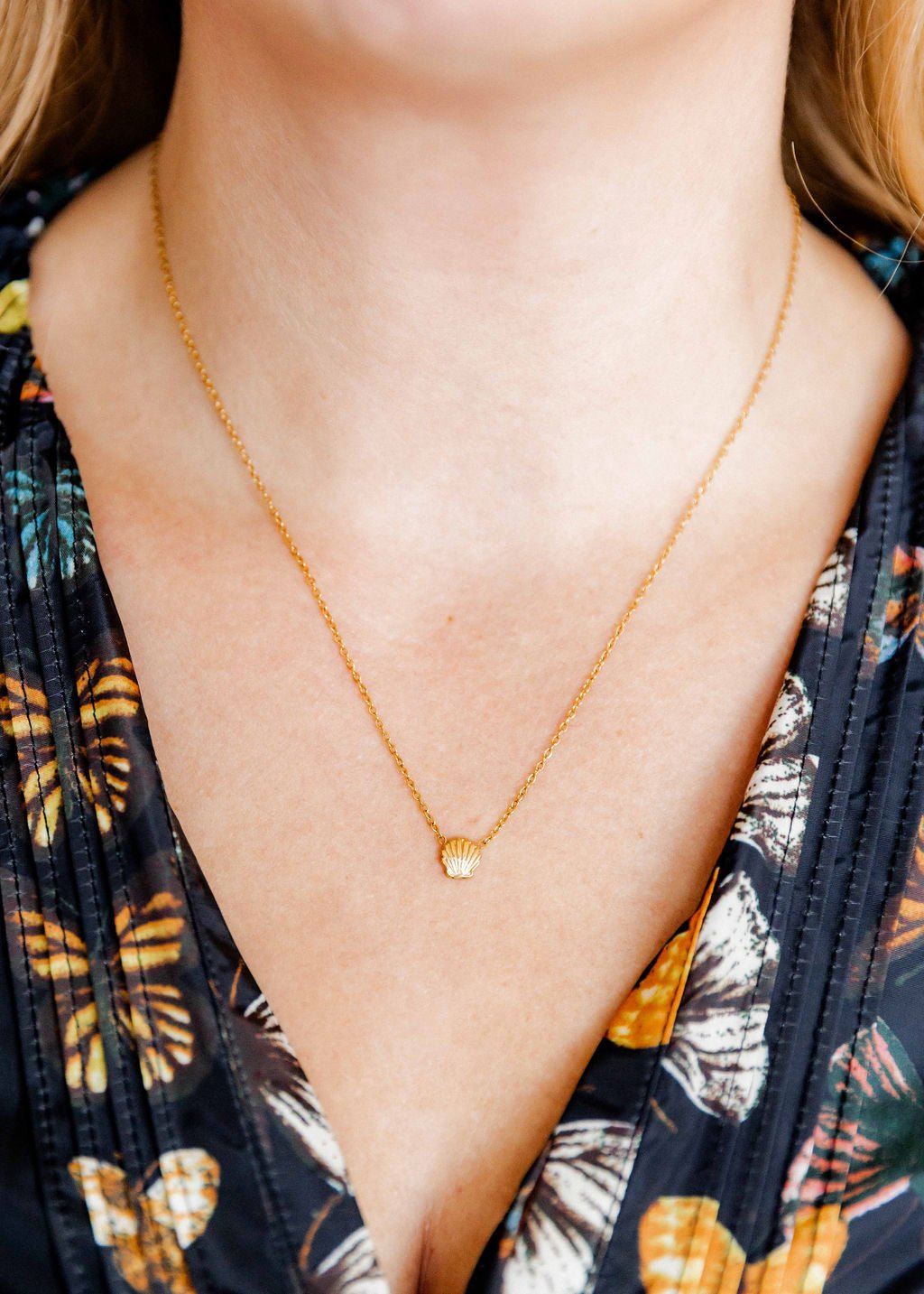 Necklace - Marina Shell - Shop LINNY CO