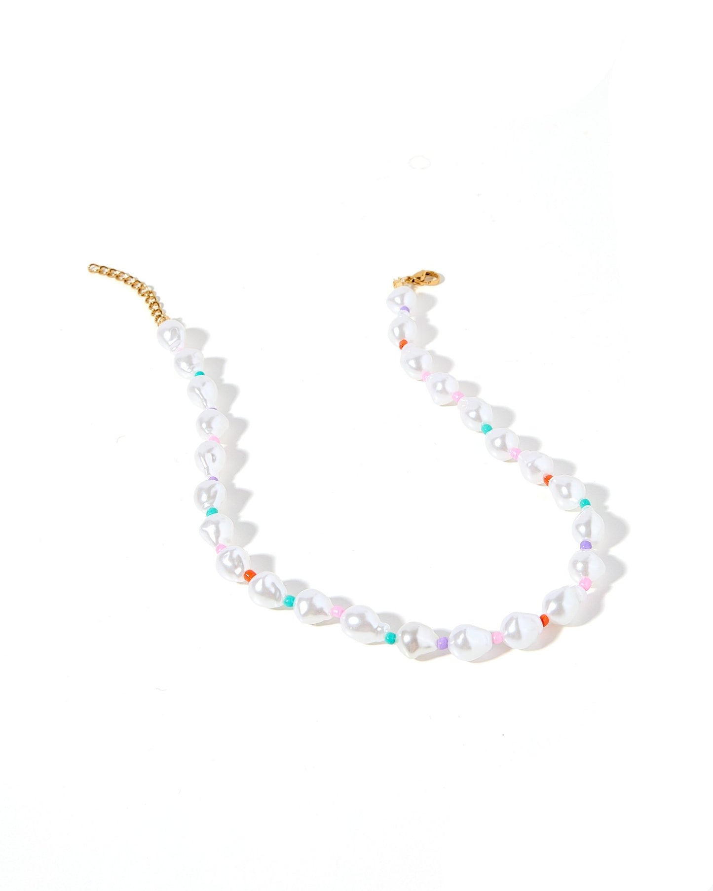 Necklace - Maris Pearl Multi Color - Shop LINNY CO