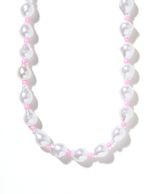 Necklace - Maris Pearl Pink - Shop LINNY CO