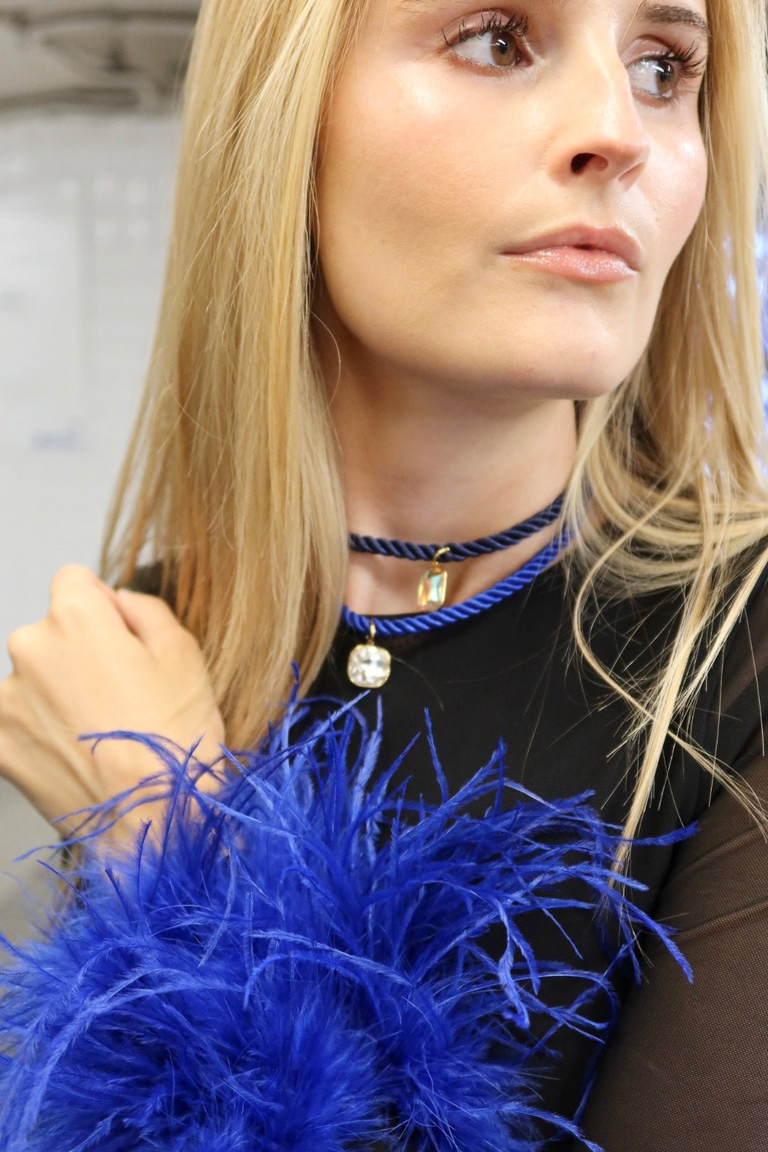 Necklace - Tailyn Rope Navy - Shop LINNY CO