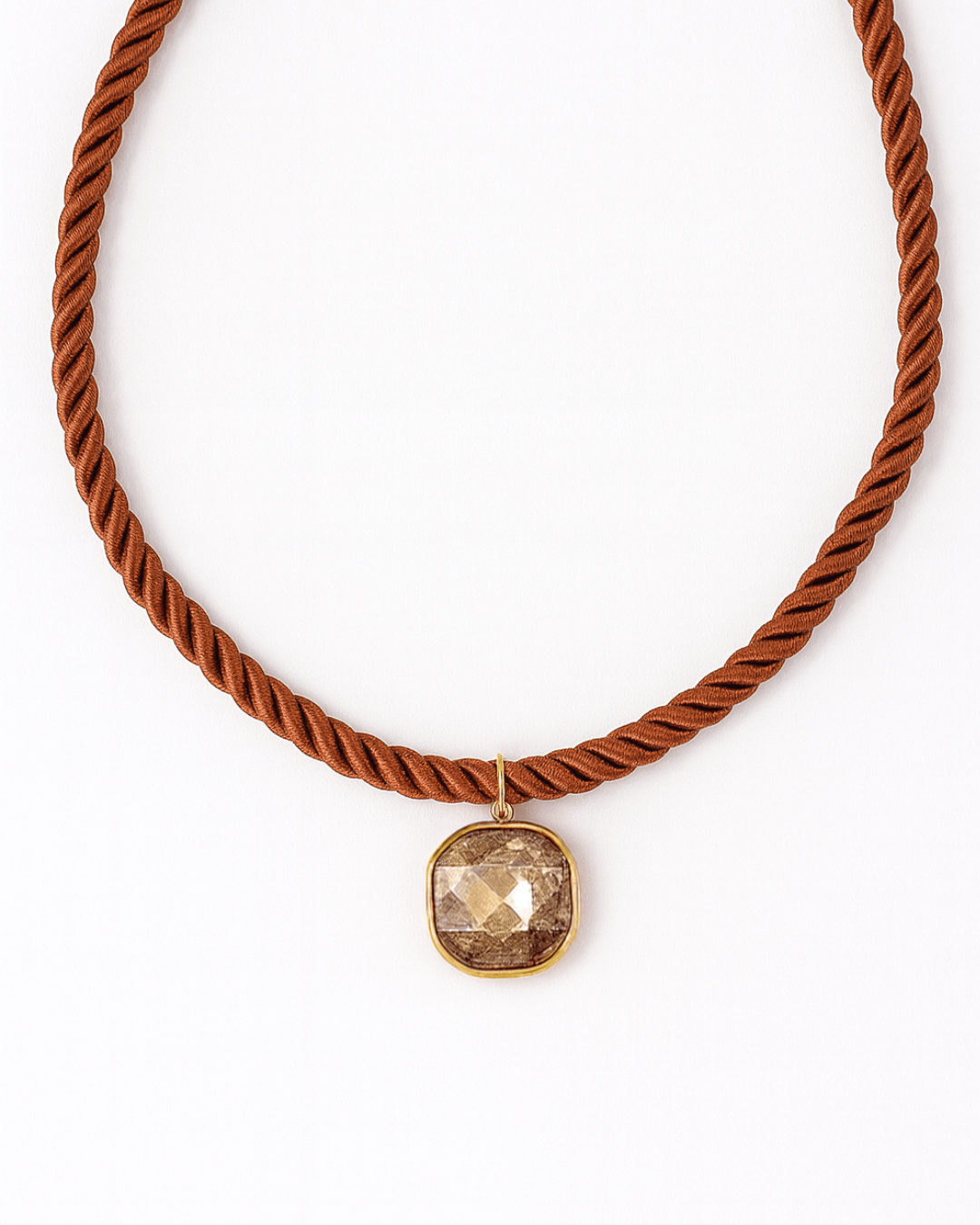 Necklace - Tailyn Rope Rust - Shop LINNY CO