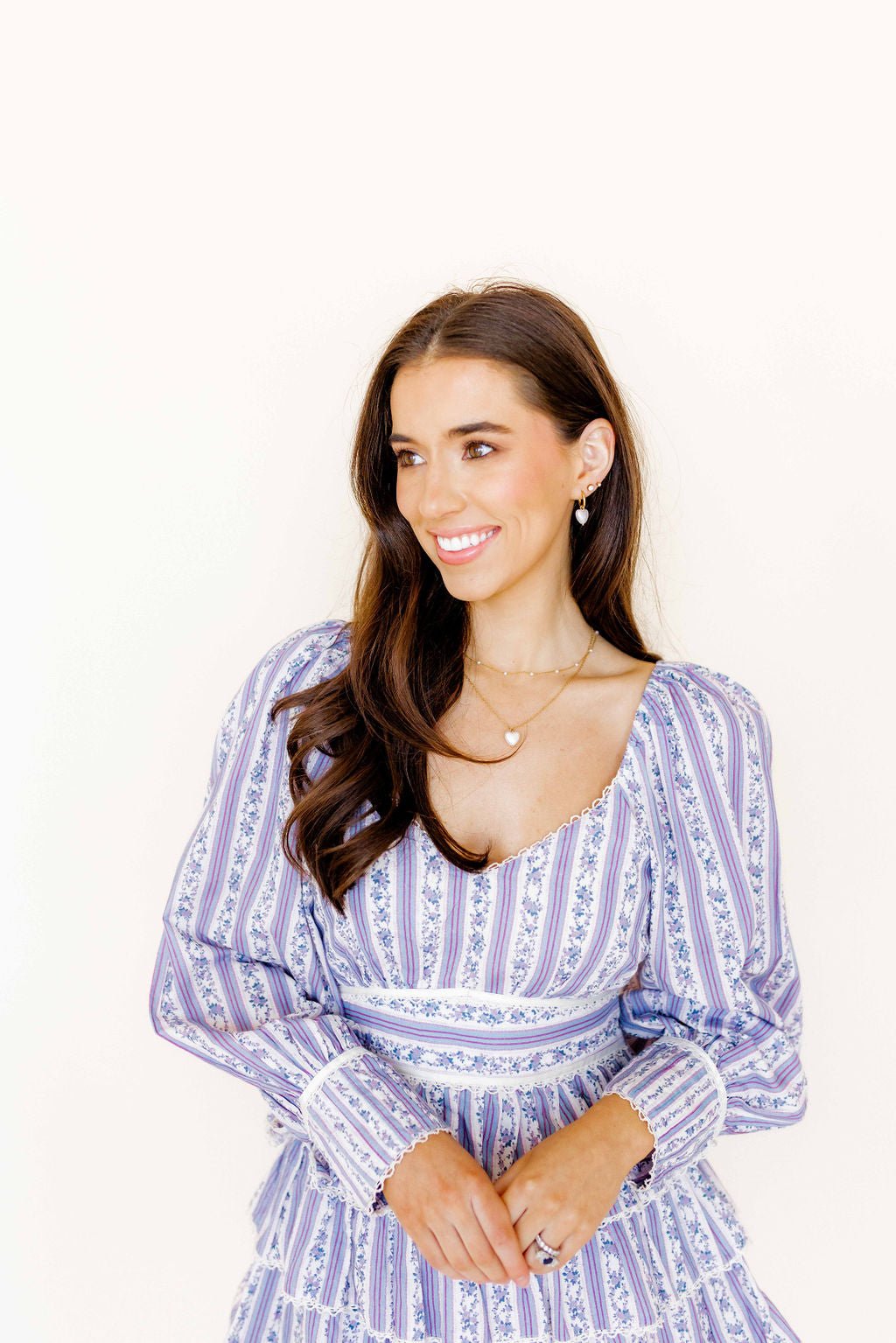 Necklace - Willa Pearl Heart - Shop LINNY CO