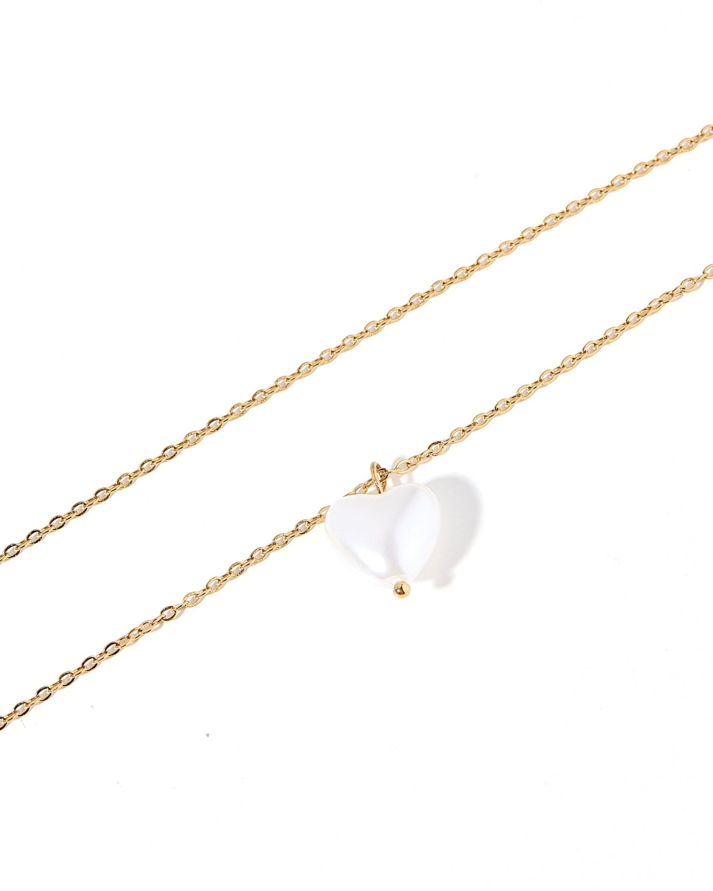 Necklace - Willa Pearl Heart - Shop LINNY CO
