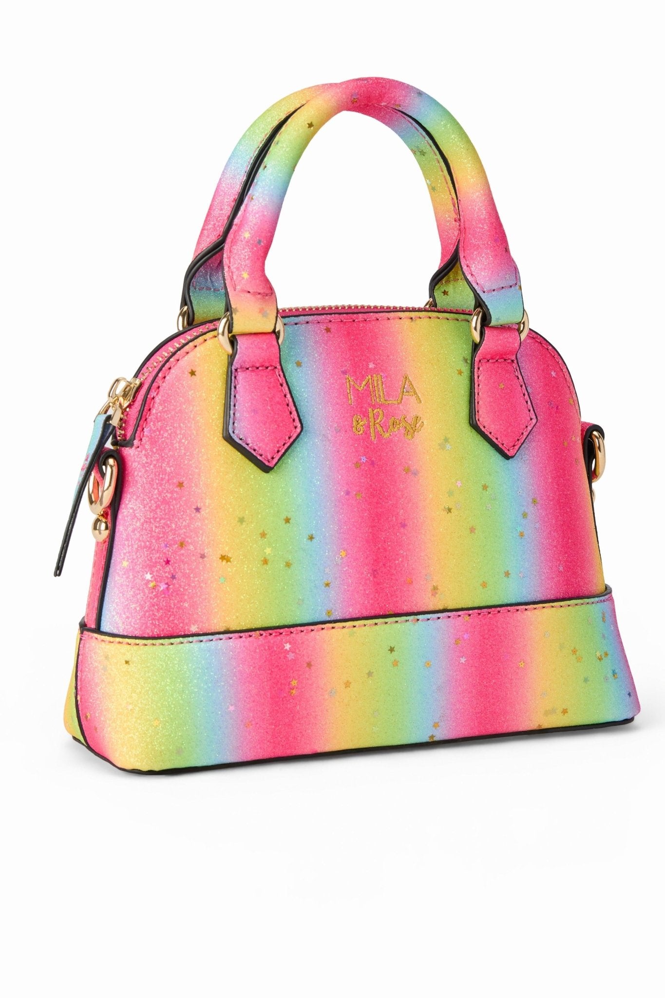 Neon Rainbow Glitter Girl's Crossbody Purse - Shop LINNY CO