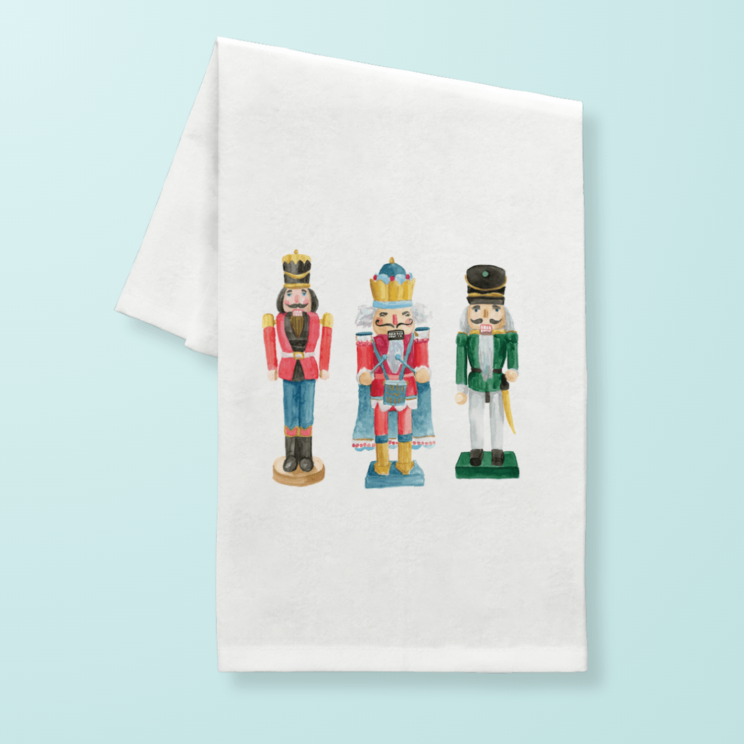 Nutcracker Drummers Tea Towel - Shop LINNY CO