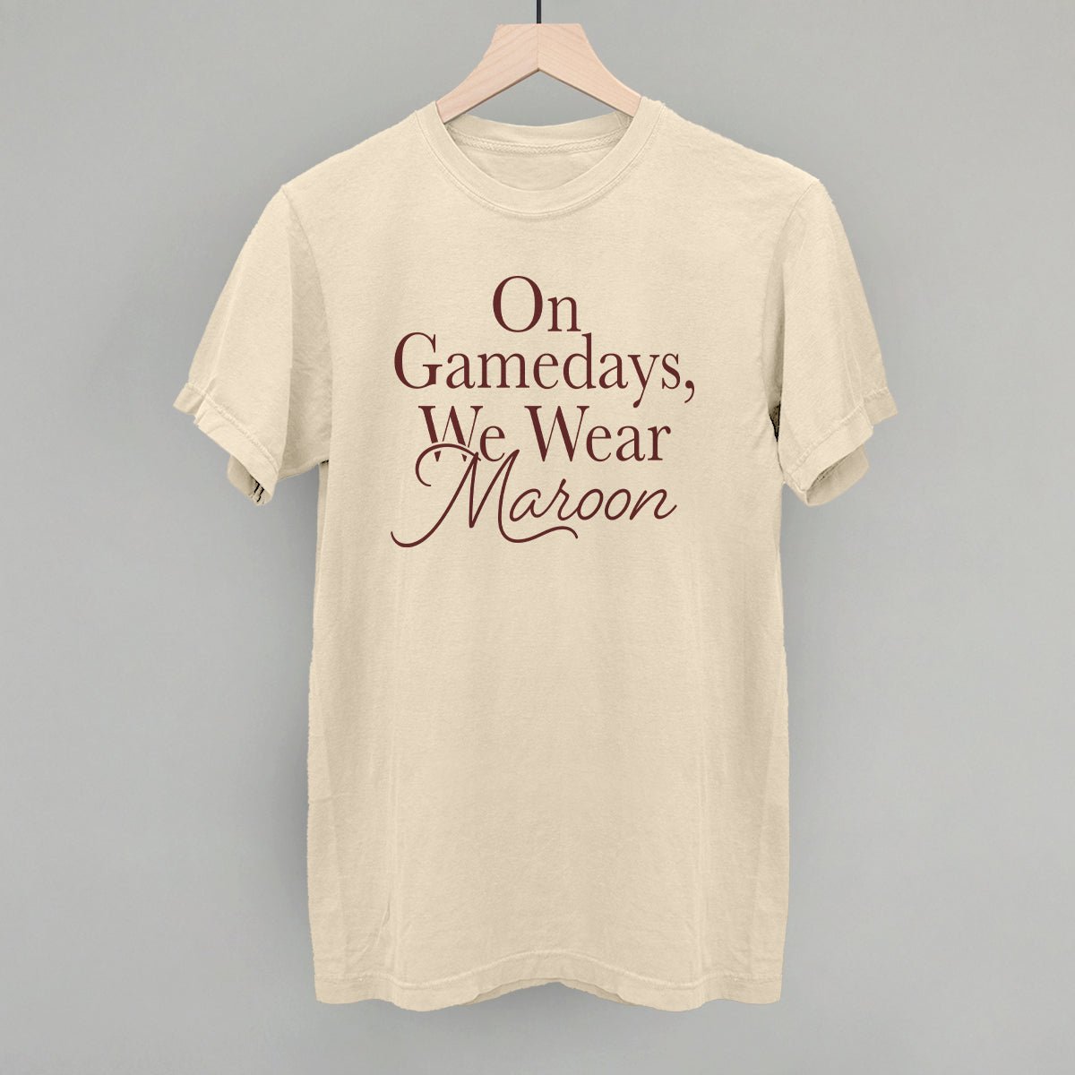 On Gamedays, We Wear Maroon (Maroon) - Shop LINNY CO
