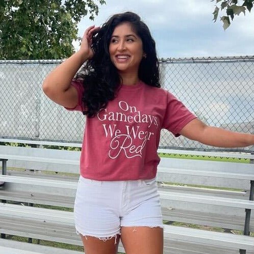 On Gamedays, We Wear Red - Shop LINNY CO