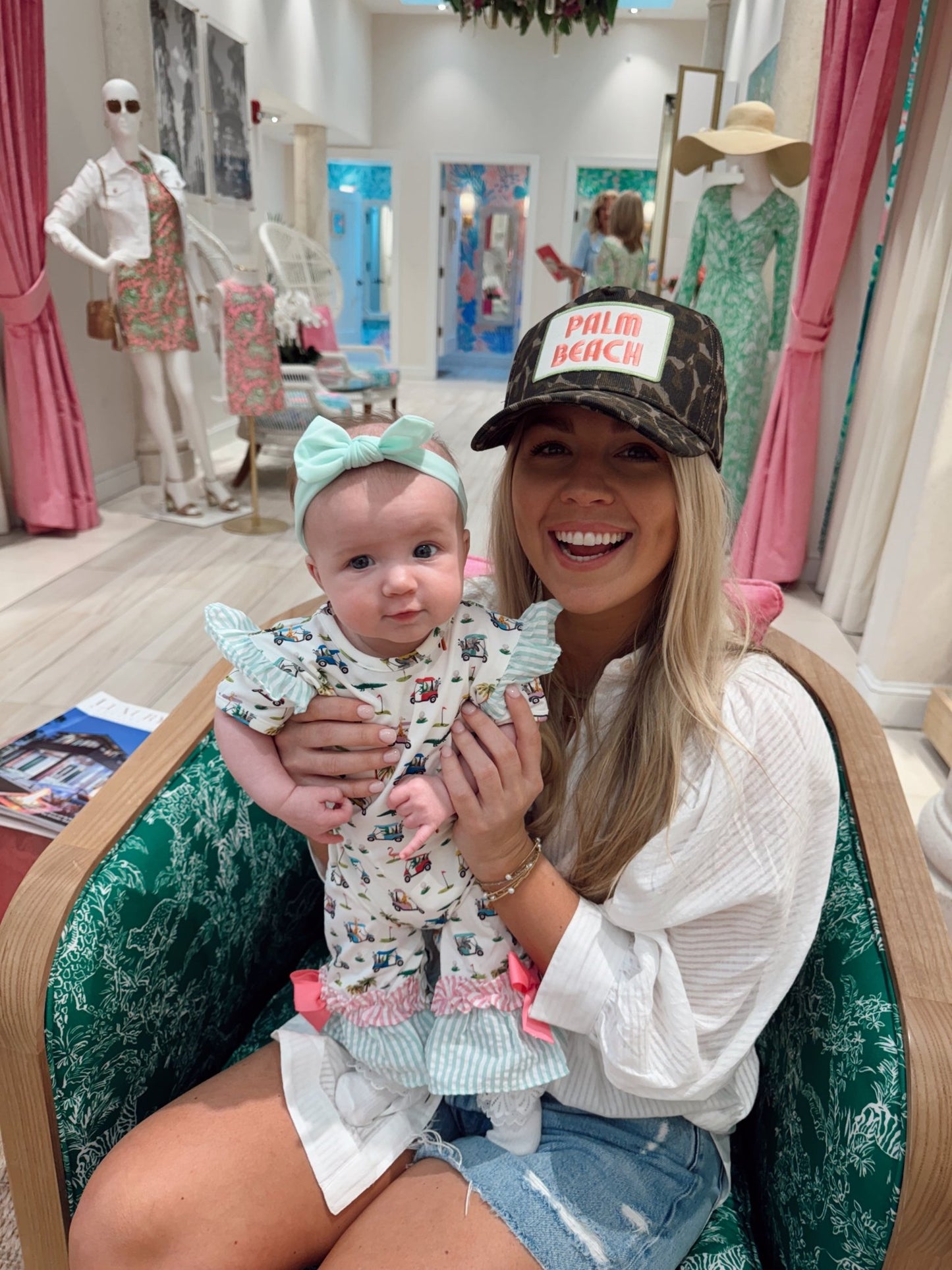 Palm Beach - Leopard Vintage Trucker Hat - Shop LINNY CO