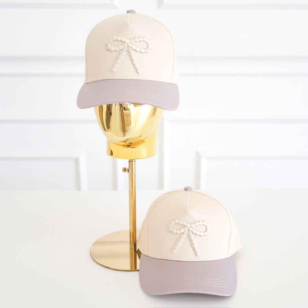 Pearl Bow - Baseball Cap - Shop LINNY CO