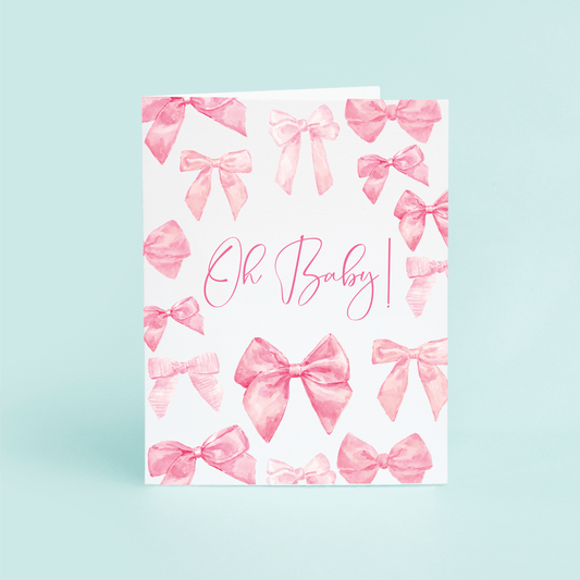 Pink Bows "Oh Baby!" - Shop LINNY CO