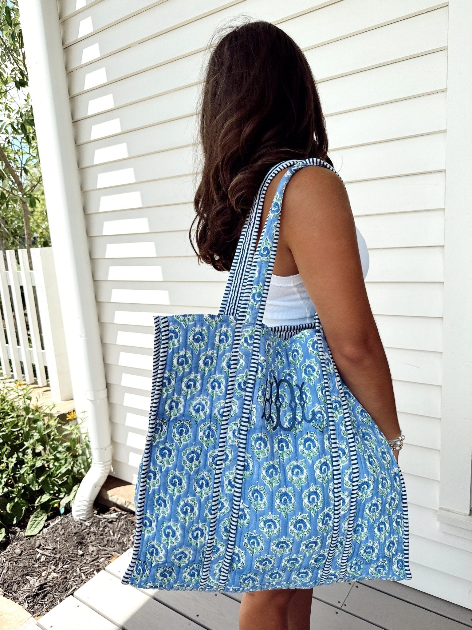 Quilted Block - Print Tote Bag - Shop LINNY CO