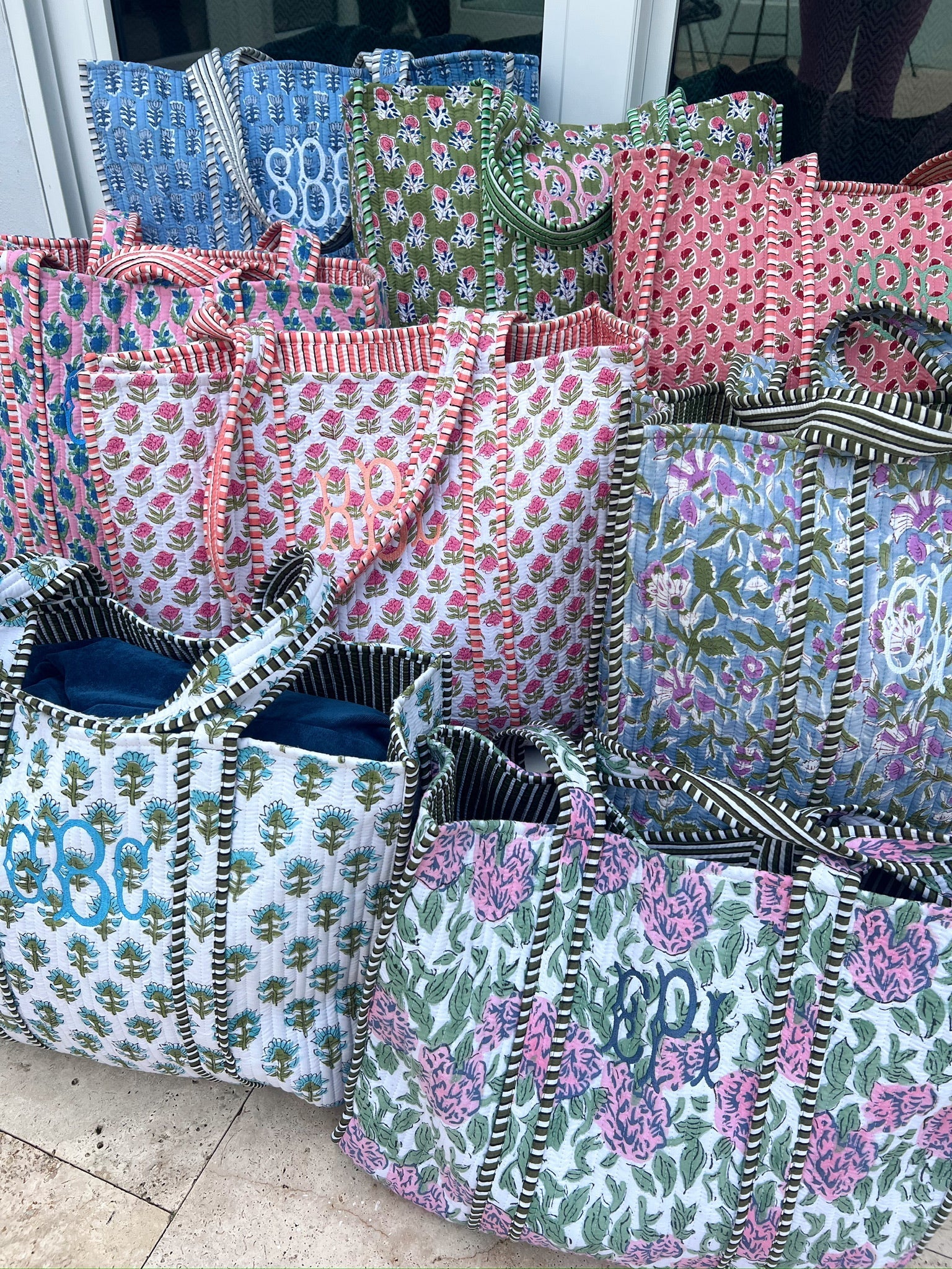 Quilted Block - Print Tote Bag - Shop LINNY CO