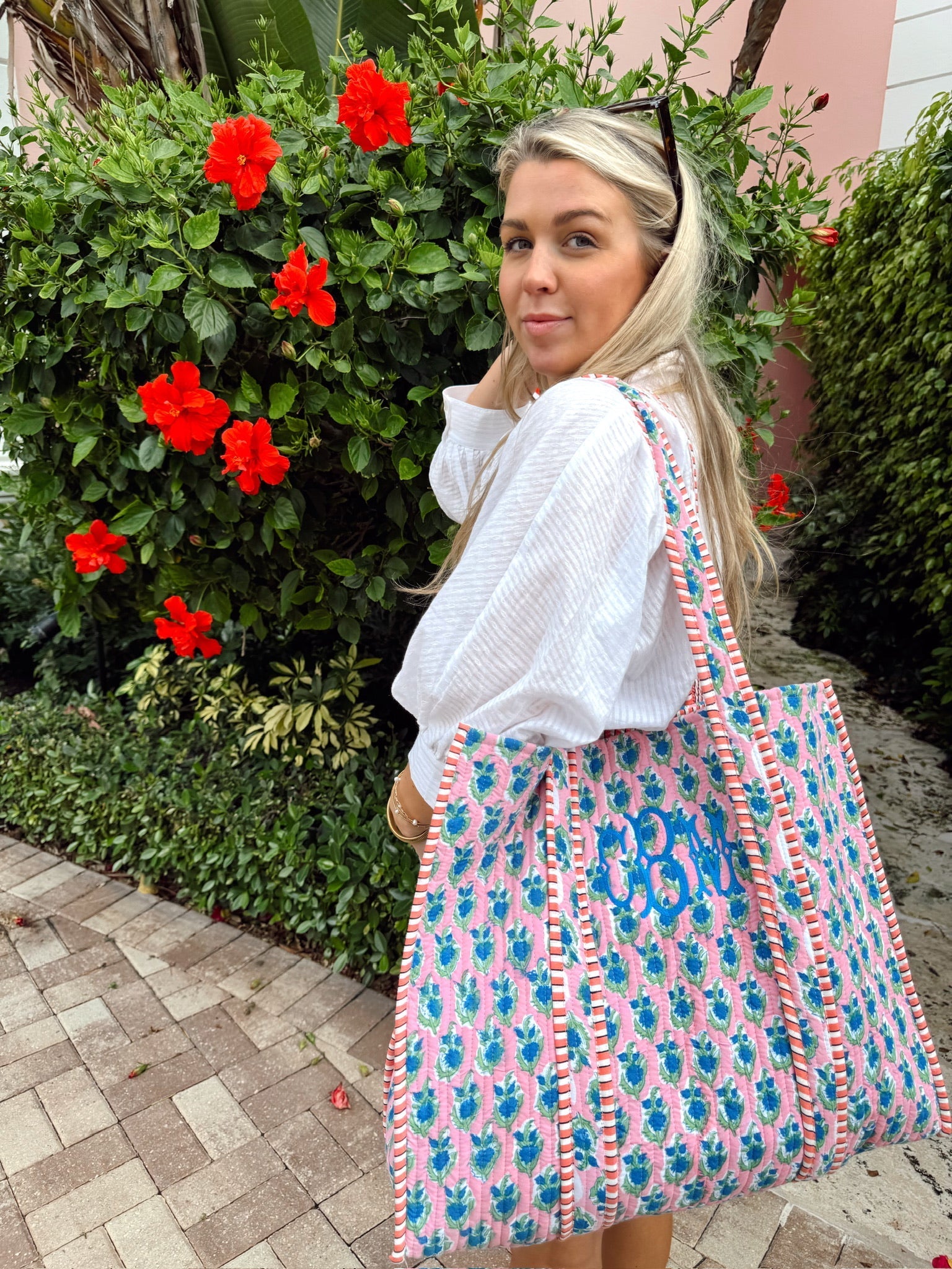 Quilted Block - Print Tote Bag - Shop LINNY CO