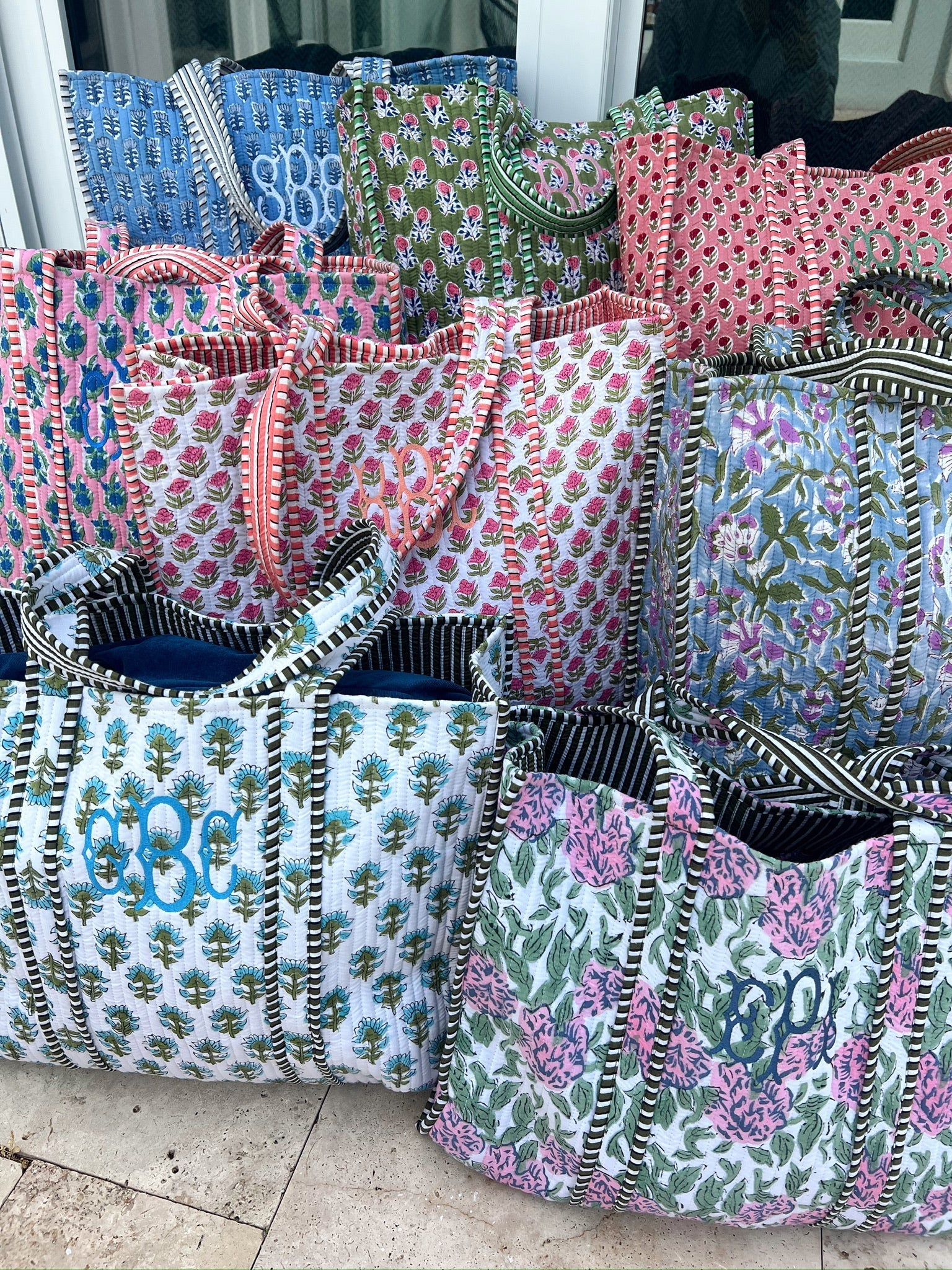 Quilted Block - Print Tote Bag - Shop LINNY CO