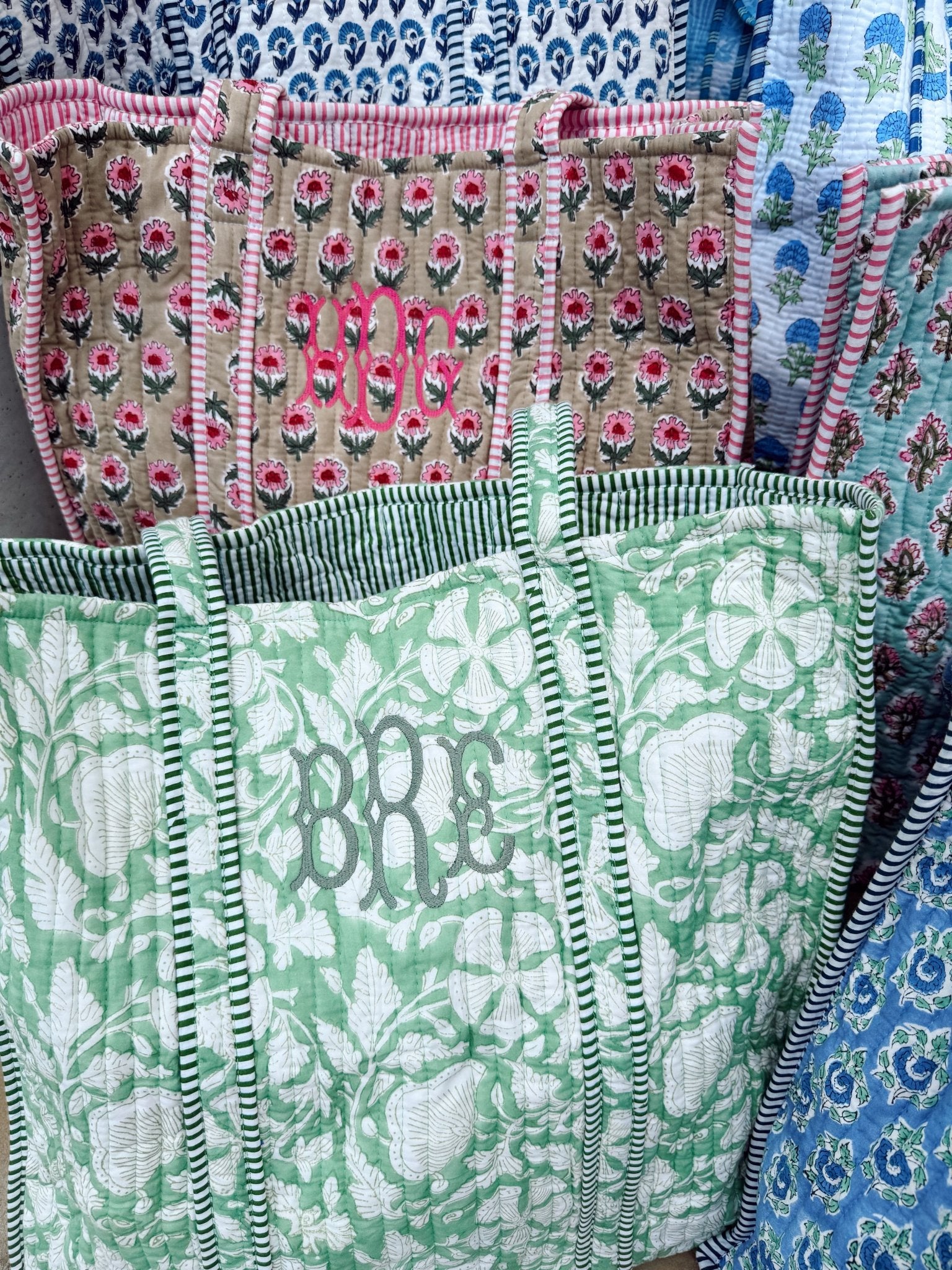 Quilted Block - Print Tote Bag - Shop LINNY CO