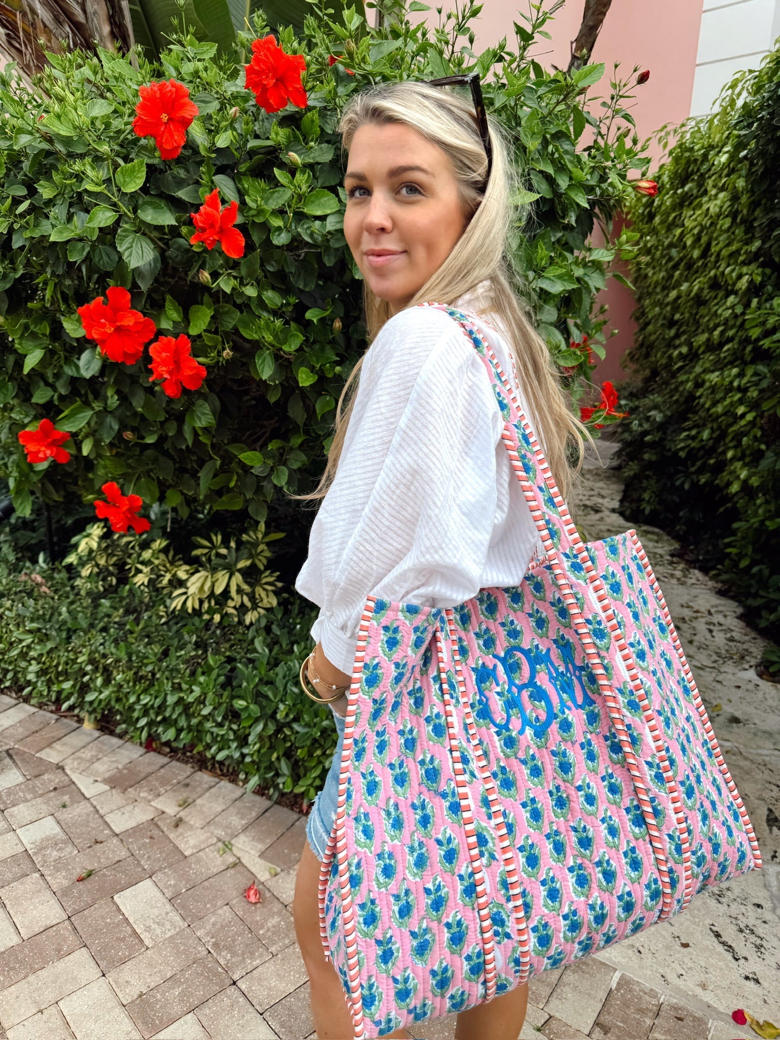 Quilted Block - Print Tote Bag - Shop LINNY CO