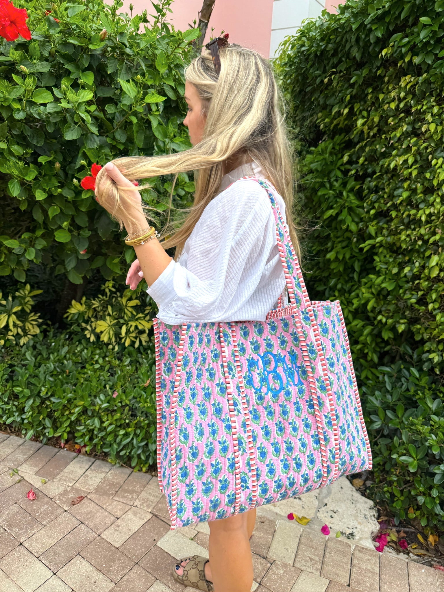 Quilted Block - Print Tote Bag - Shop LINNY CO