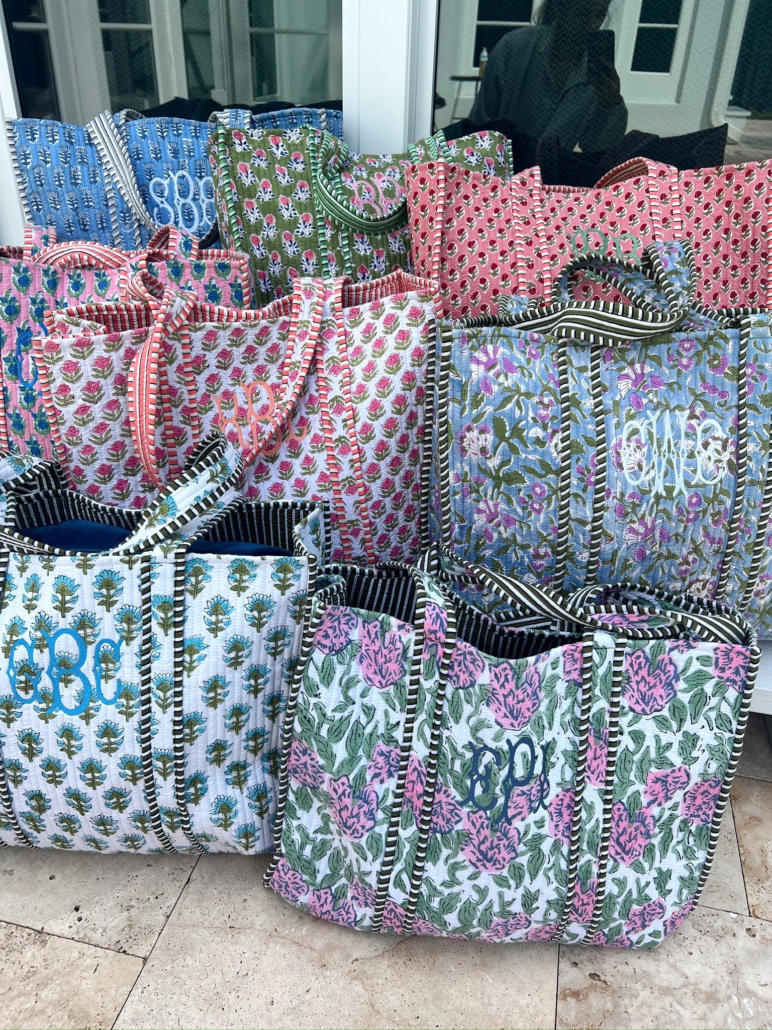 Quilted Block - Print Tote Bag - Shop LINNY CO