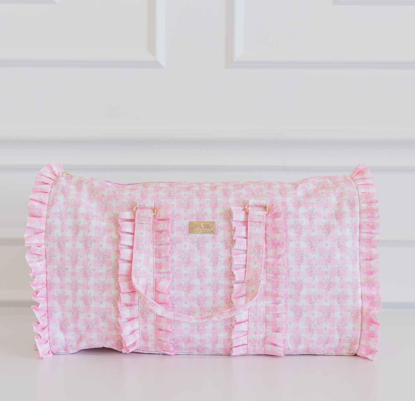 Ruffled Nylon Weekender - Shop LINNY CO