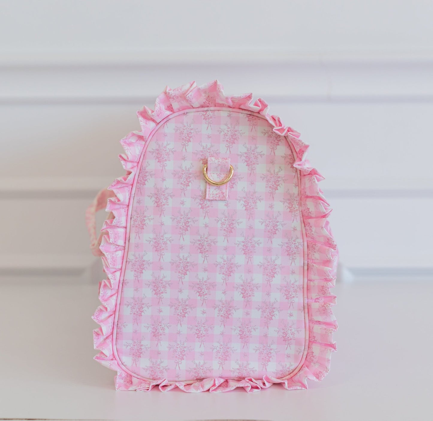 Ruffled Nylon Weekender - Shop LINNY CO