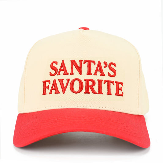 Santas Favorite Red - Vintage Trucker Hat - Shop LINNY CO