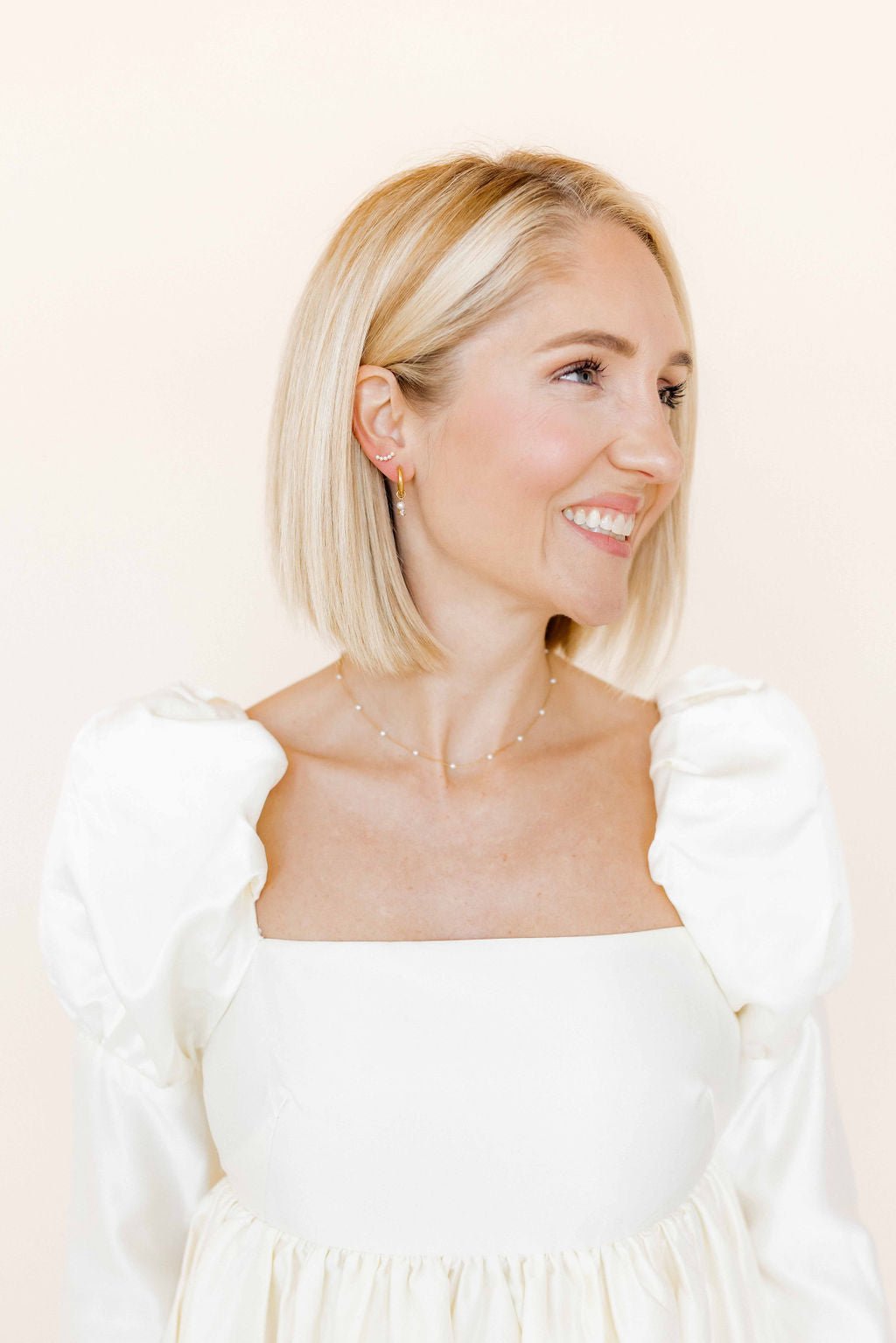 Screwback Stud Earrings - Abigail Pearl - Shop LINNY CO