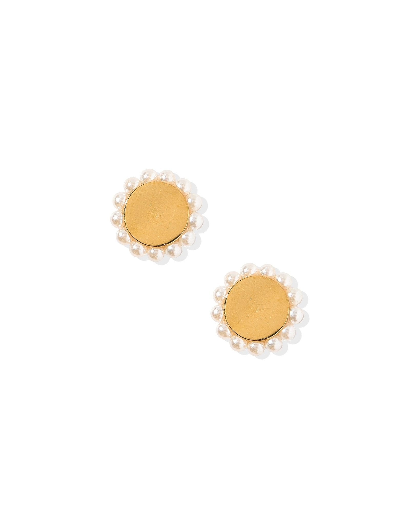 Screwback Stud Earrings - Alice Pearl - Shop LINNY CO