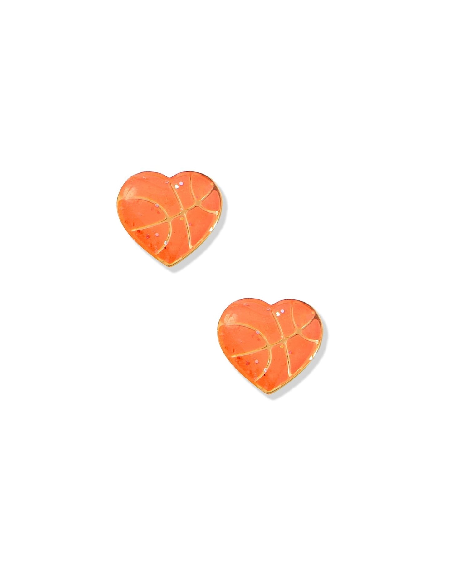 Screwback Stud Earrings - Basketball - Shop LINNY CO