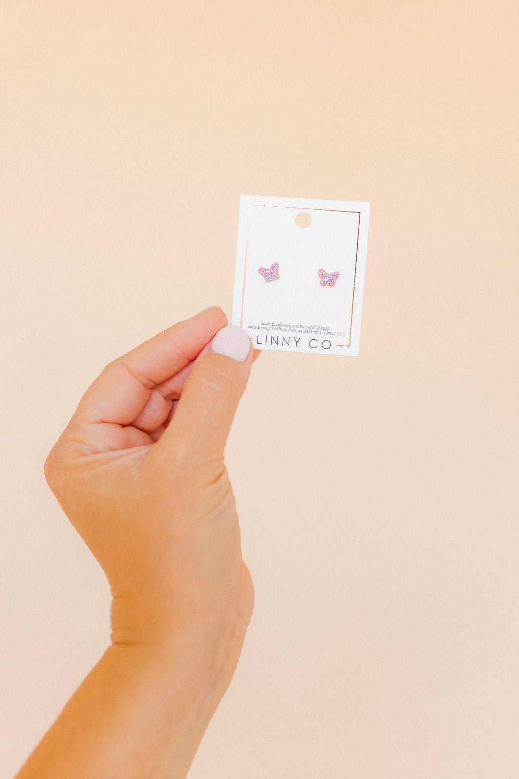 Screwback Stud Earrings - Bindi Butterfly - Shop LINNY CO