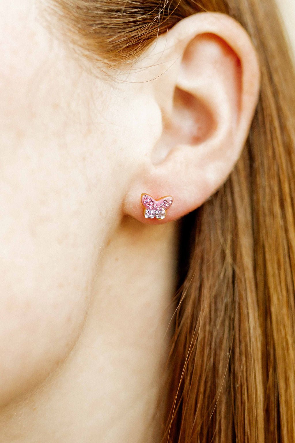 Screwback Stud Earrings - Bindi Butterfly - Shop LINNY CO