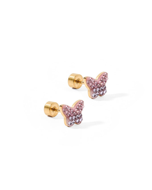 Screwback Stud Earrings - Bindi Butterfly - Shop LINNY CO