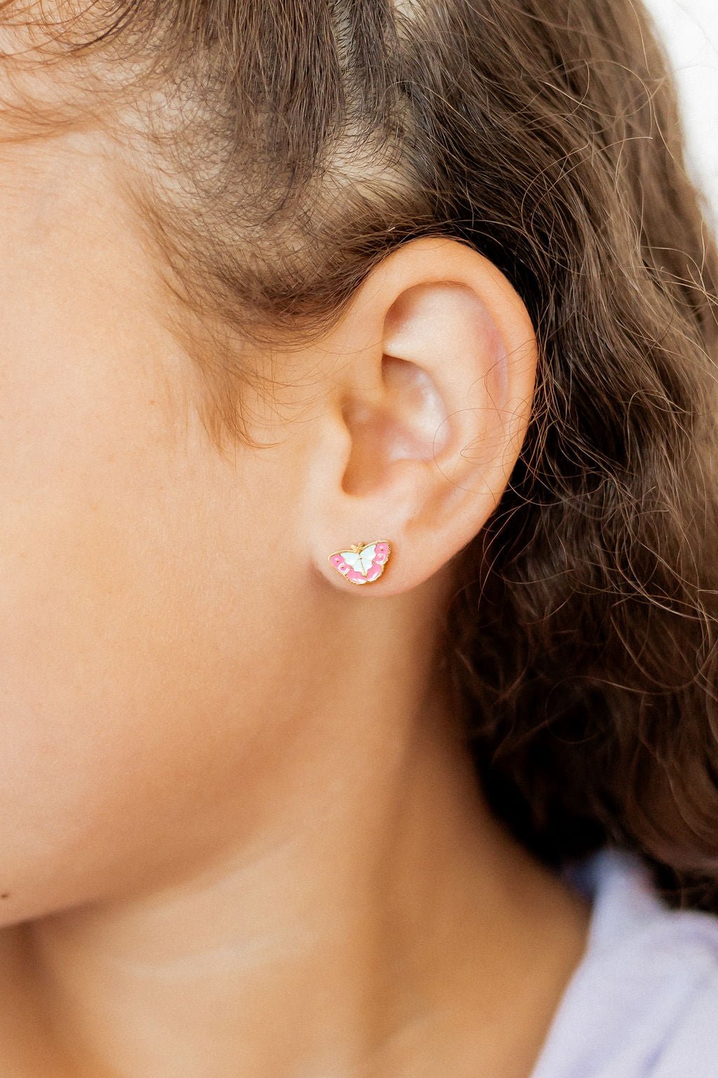 Screwback Stud Earrings - Blakely Butterfly - Shop LINNY CO