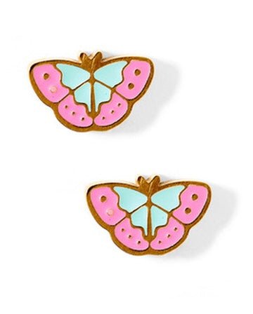 Screwback Stud Earrings - Blakely Butterfly - Shop LINNY CO