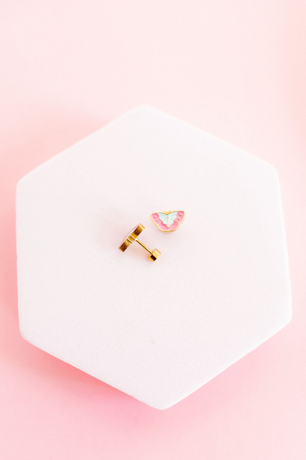 Screwback Stud Earrings - Blakely Butterfly - Shop LINNY CO