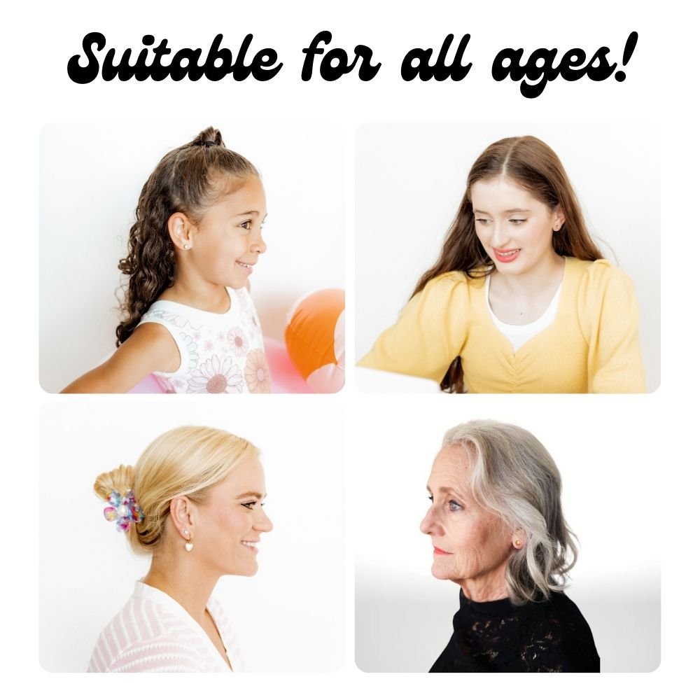 Screwback Stud Earrings - Bri Butterfly White and Red - Shop LINNY CO